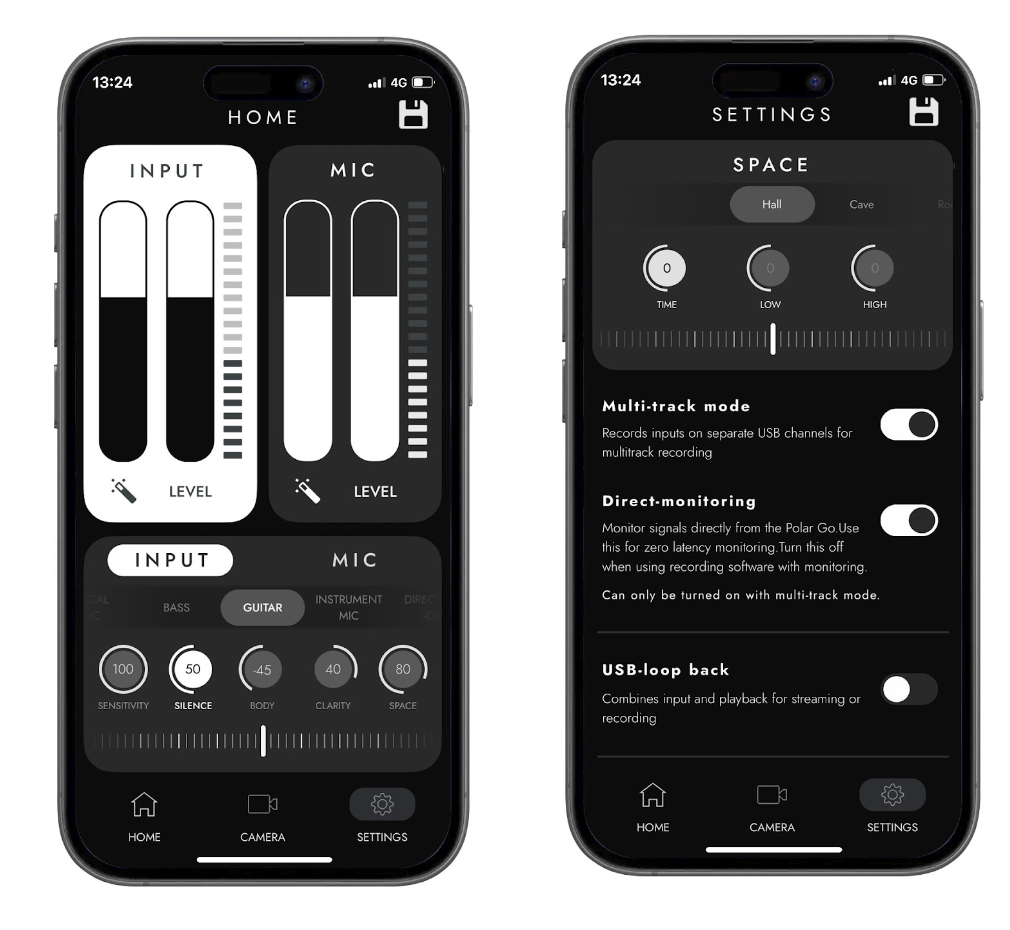 Blackstar POLAR GO オーディオインターフェイス Blackstar POLAR GO | どこでもスタジオ品質、ステレオマイク